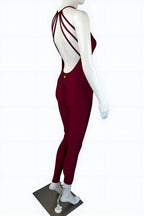 Open-Back Performance Jumpsuit for Women