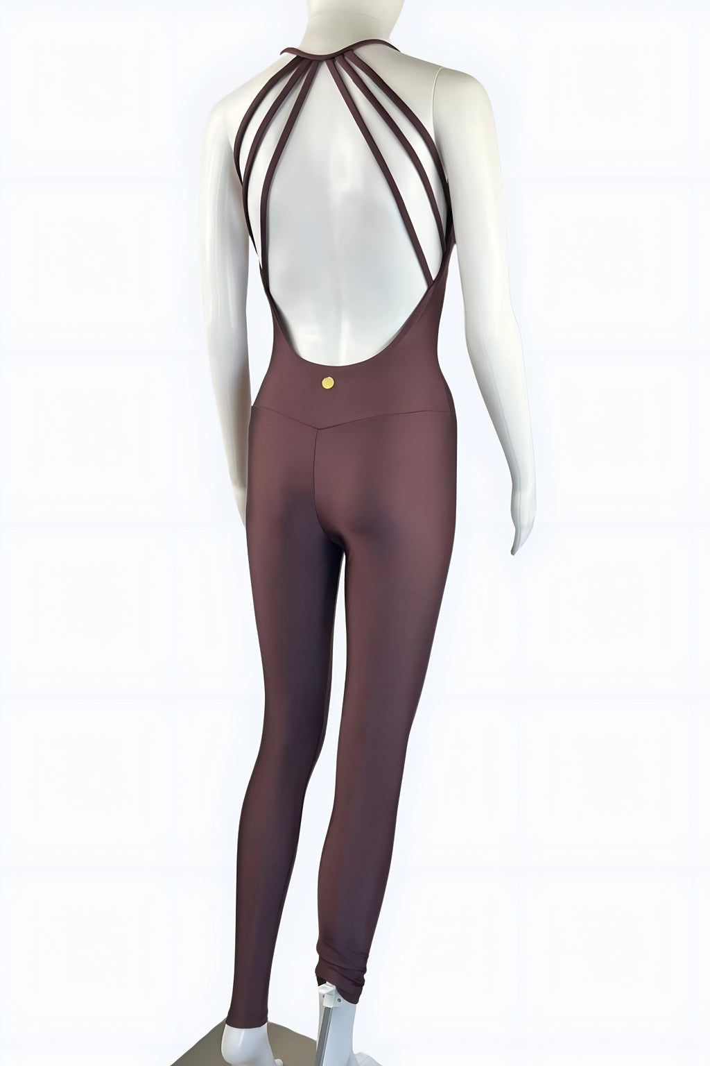 Open-Back Performance Jumpsuit for Women