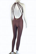 Open-Back Performance Jumpsuit for Women