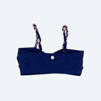 Braided Dark Blue Gym Top