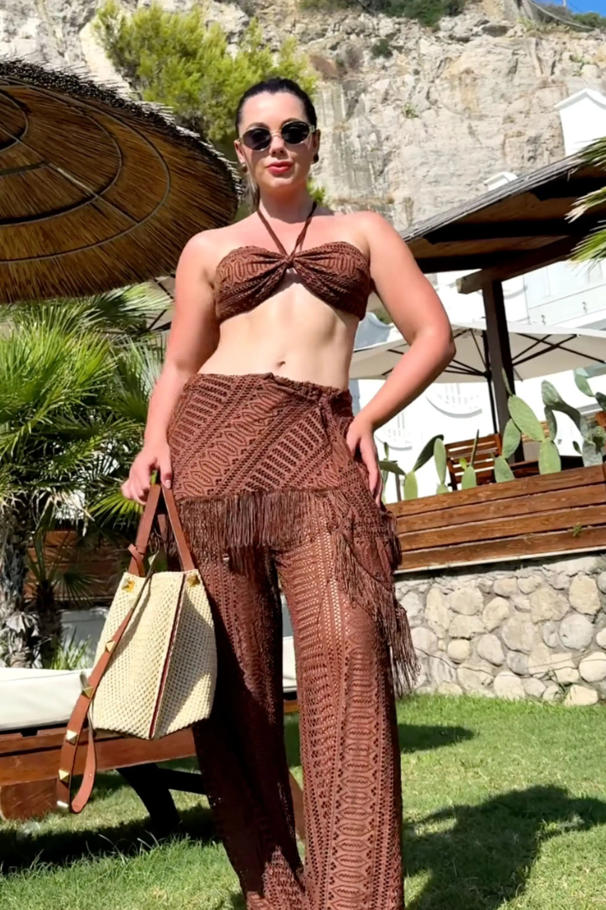 Pipa Mocha Classique Bikini with Side Rings