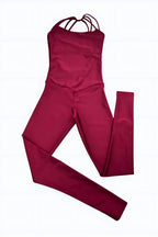 Open-Back Performance Jumpsuit for Women