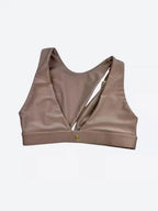 Asymmetrical Dark Taupe Fitness Top My Store