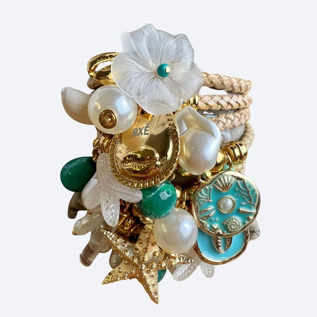 Seaside Bracelet Charm Handcrafted Brazilian Coastal Jewelry