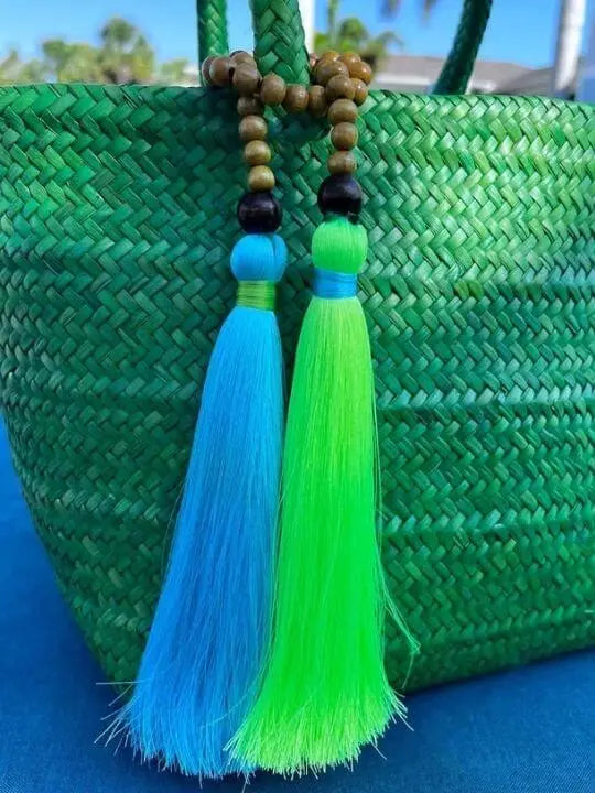 Borogodó Tote Green Artisan Straw Bag My Store