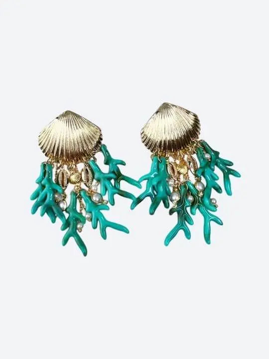 Coastal Charm Earrings Handcrafted Brazilian Coastal Jewelry My Store