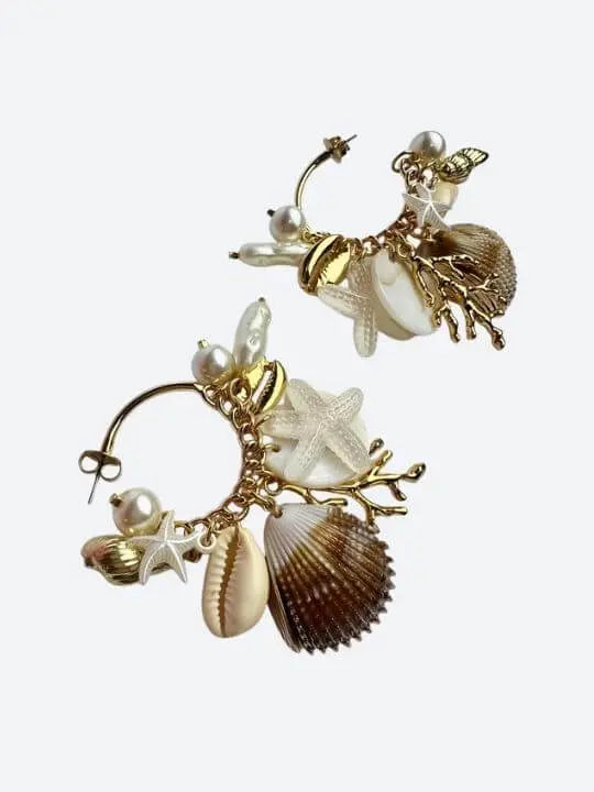 Coastal Charms Earrings Handcrafted Brazilian Coastal Jewelry My Store