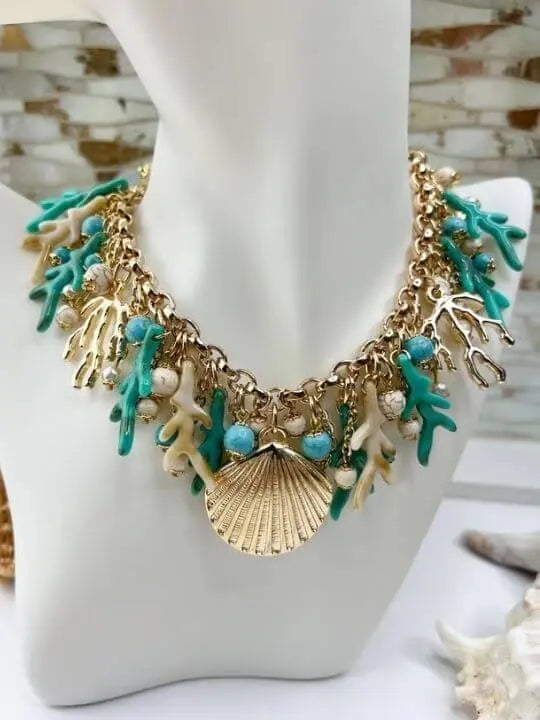 Charm Shell Necklace Handcrafted Brazilian Coastal Jewelry My Store