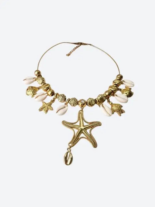Sea Lover’s Charm Starfish Necklace Handcrafted Brazilian Coastal Jewelry My Store