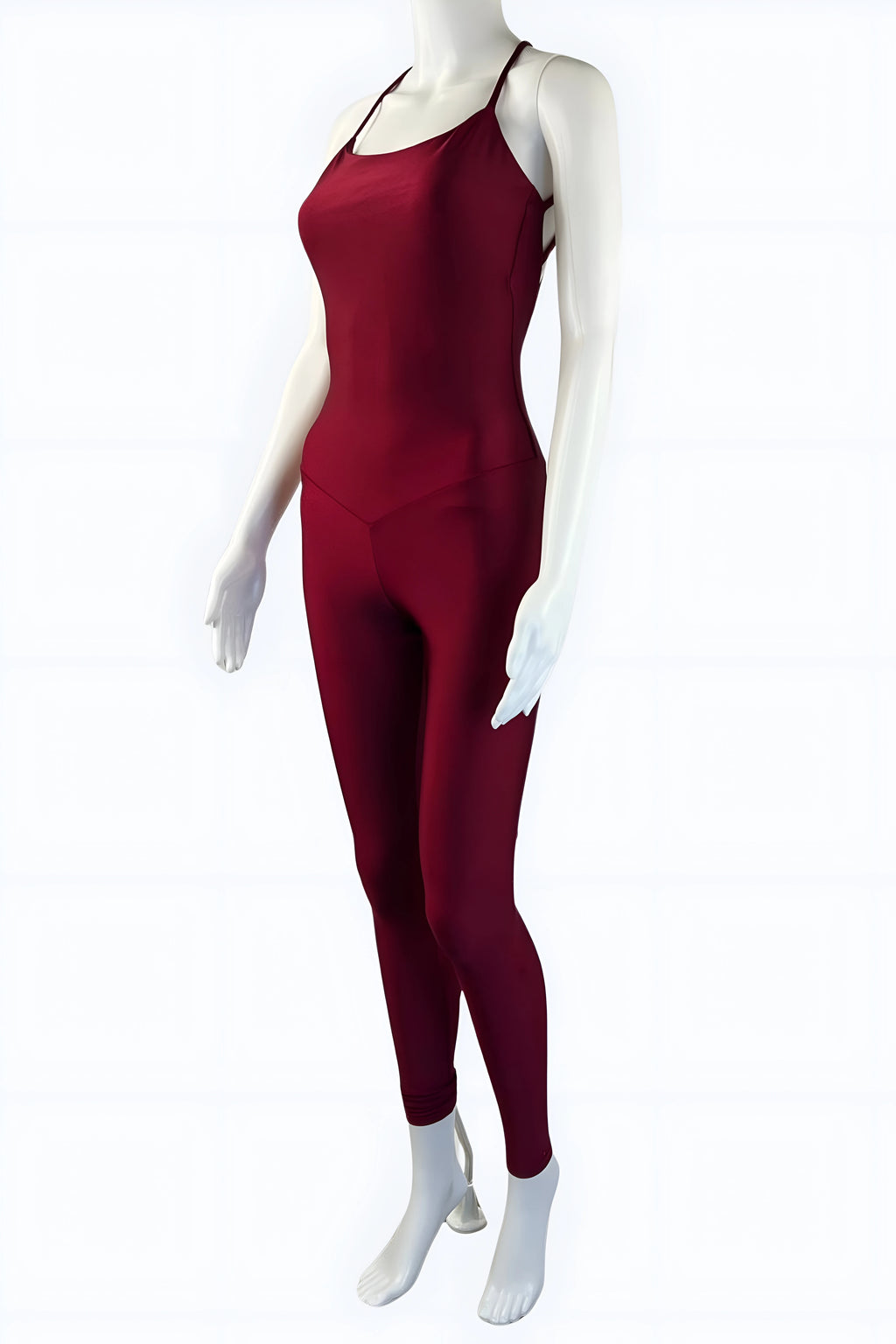 Open-Back Performance Jumpsuit for Women
