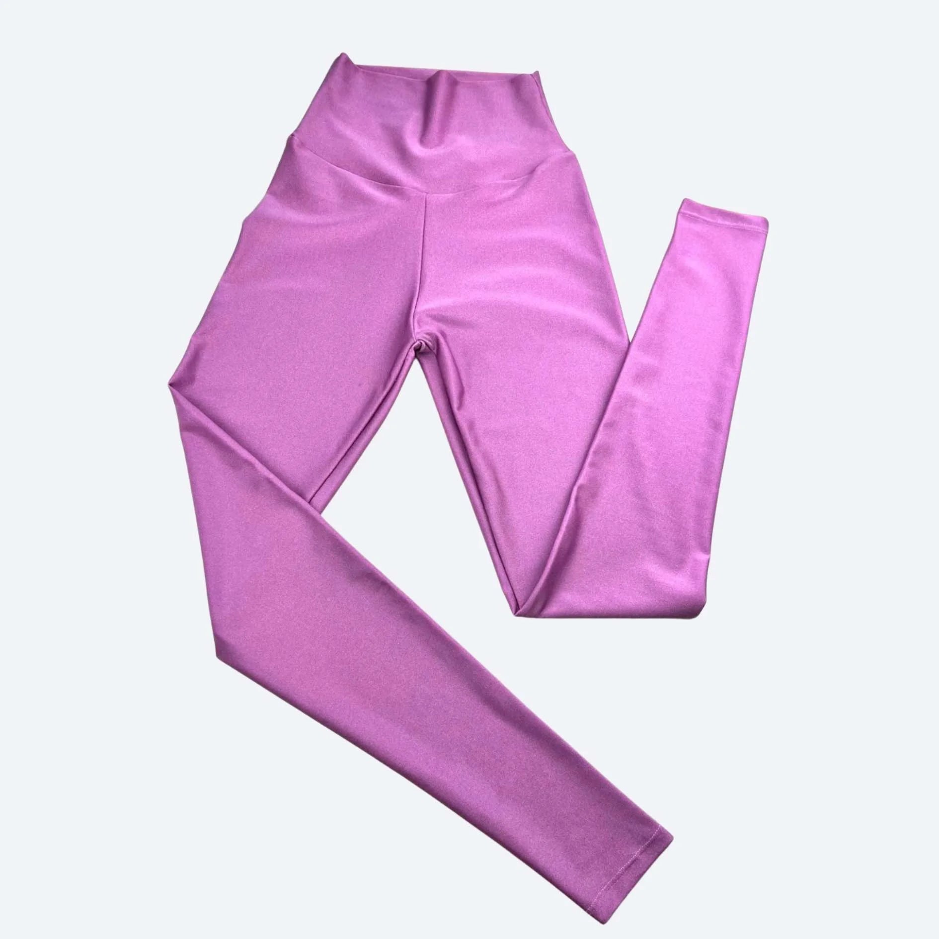 Siena Mauve Pink High-Waisted Fitness Leggings