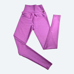 Siena Mauve Pink High-Waisted Fitness Leggings