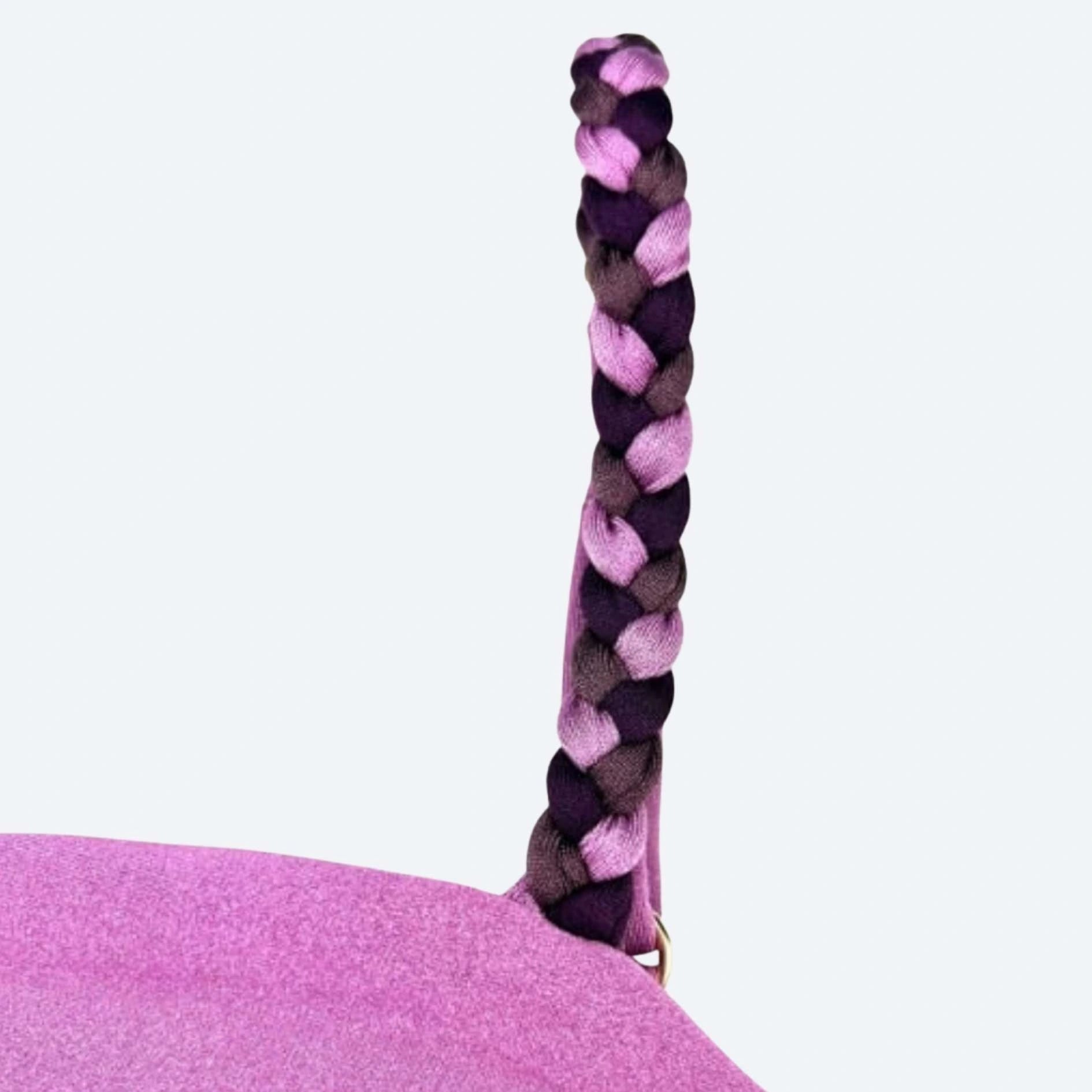 Braided Mauve Pink Gym Top