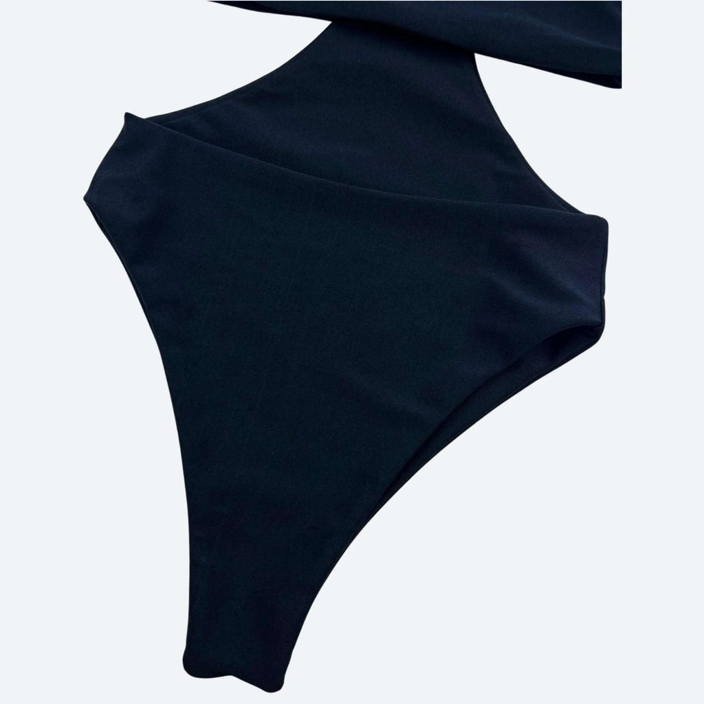 Rio Black Bodysuit — Sculpting Activewear One Piece