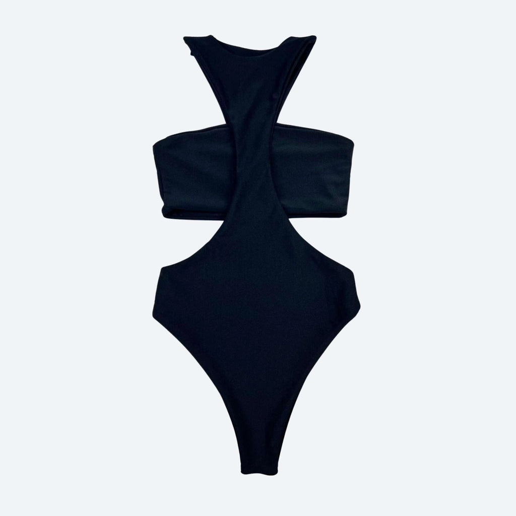 Rio Black Bodysuit — Sculpting Activewear One Piece