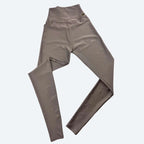 Siena Dark Taupe High-Waisted Fitness Leggings