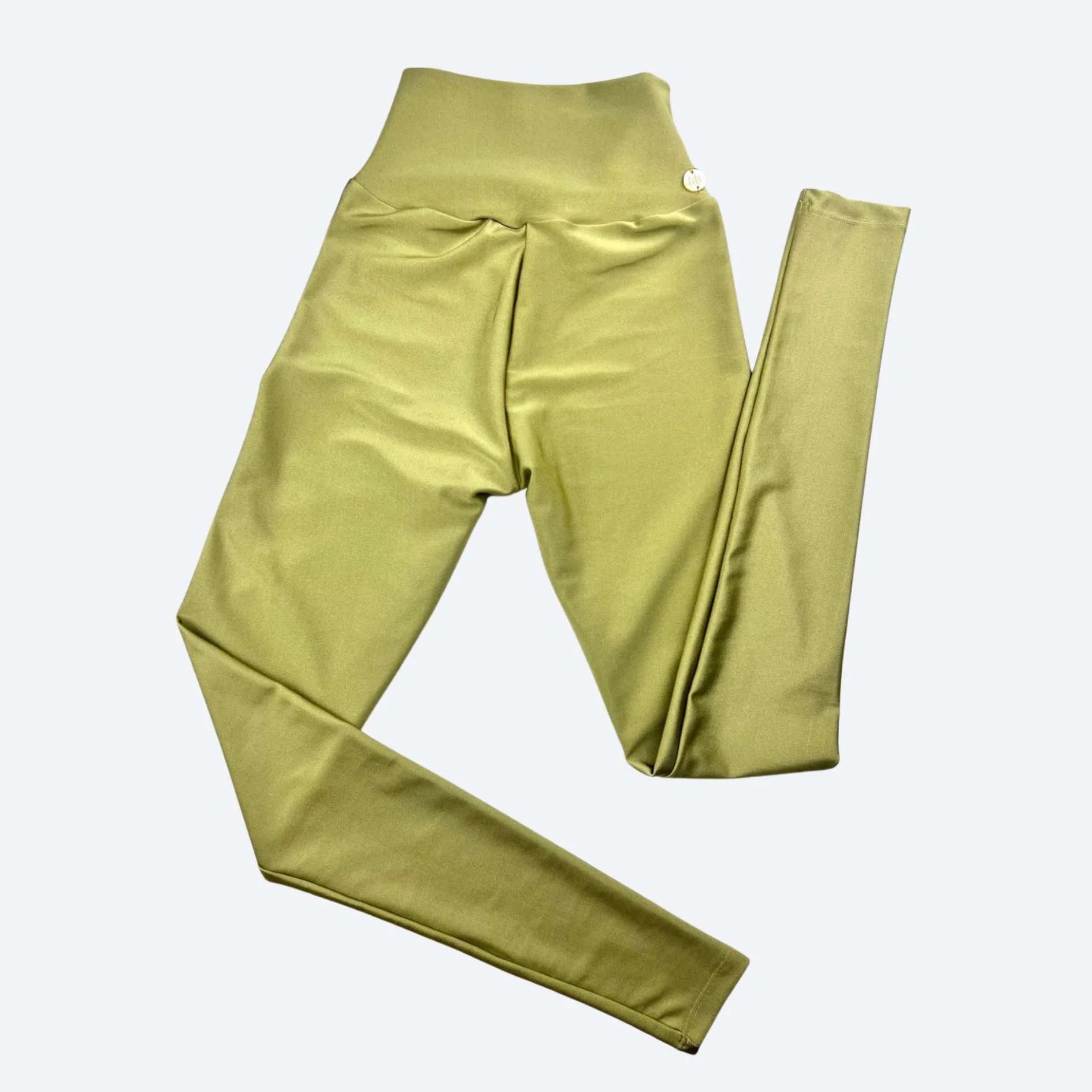 Siena Pistachio High-Waisted Fitness Leggings