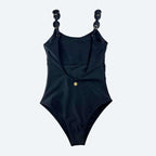 Beaded Strap One Piece Bodysuit – Women’s Fitness Bodysuit & Swimsuit