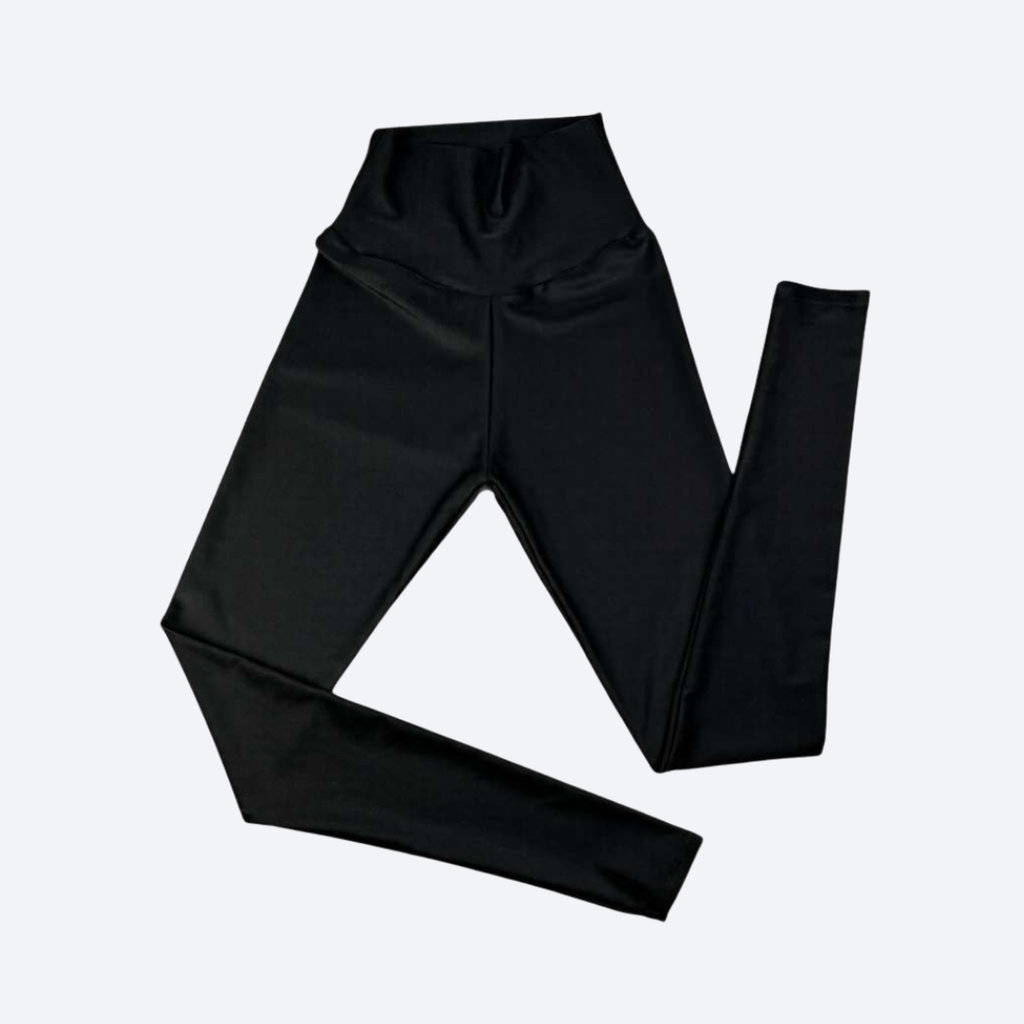 Siena Black High-Waisted Fitness Leggings