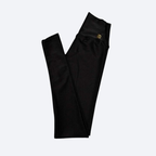 Siena Black High-Waisted Fitness Leggings