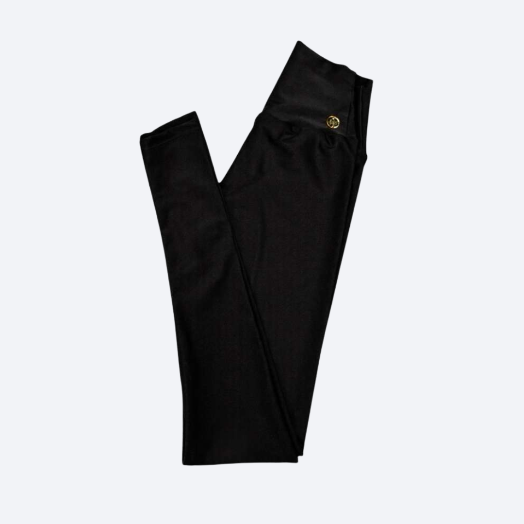 Siena Black High-Waisted Fitness Leggings