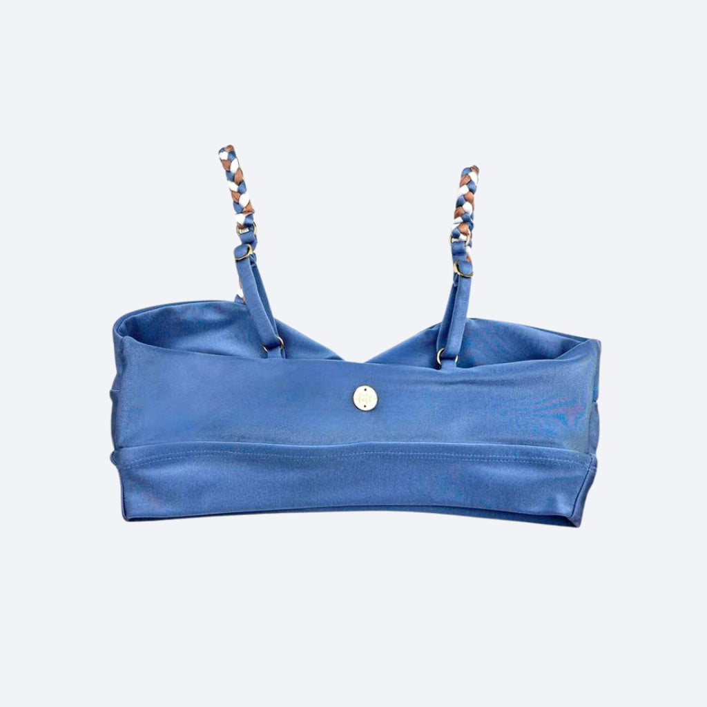 Braided Pacific Blue Gym Top