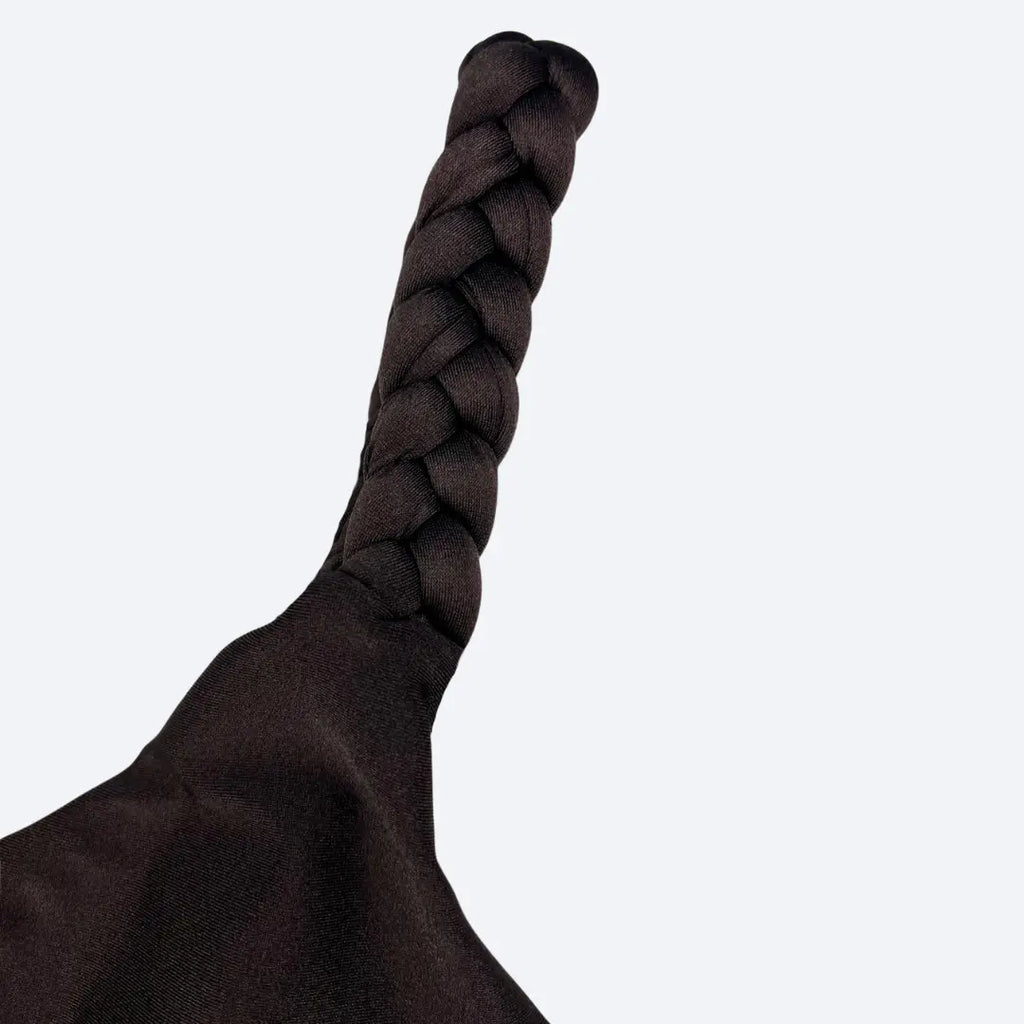 Chic Workout Gym Performance Top for Women made with Trilobal fabric and SPF 50, medium-support activewear with braided straps.