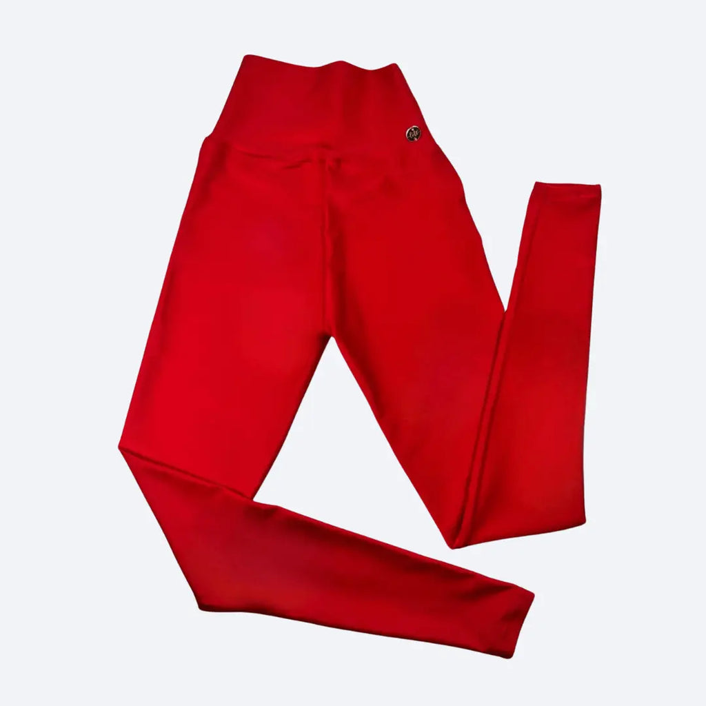 Siena Red Christmas High-Waisted Fitness Leggings My Store