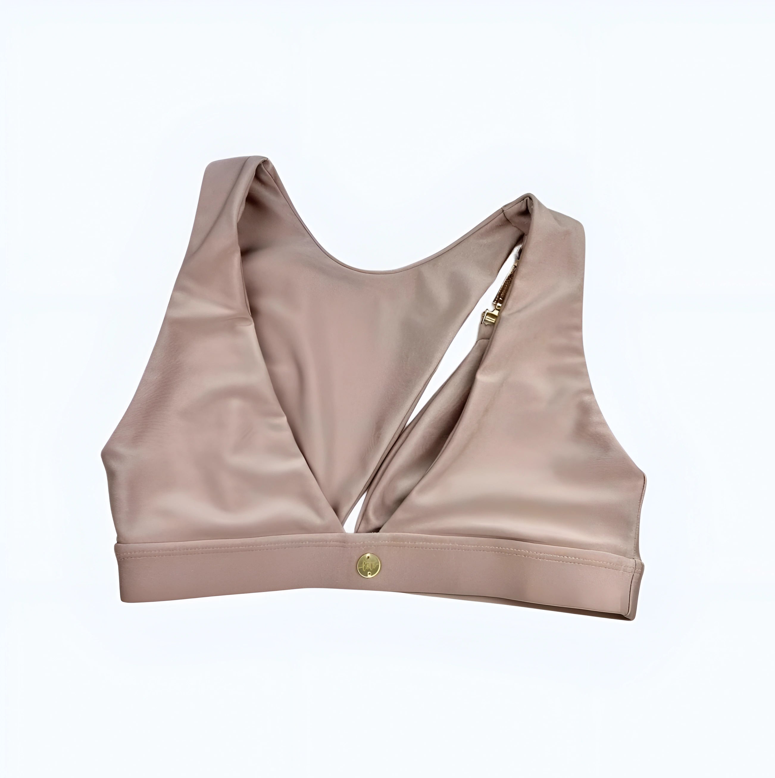 Asymmetrical Ivory Fitness Top