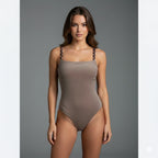 Aurora Dark Taupe VersaFit Braided Strap Bodysuit