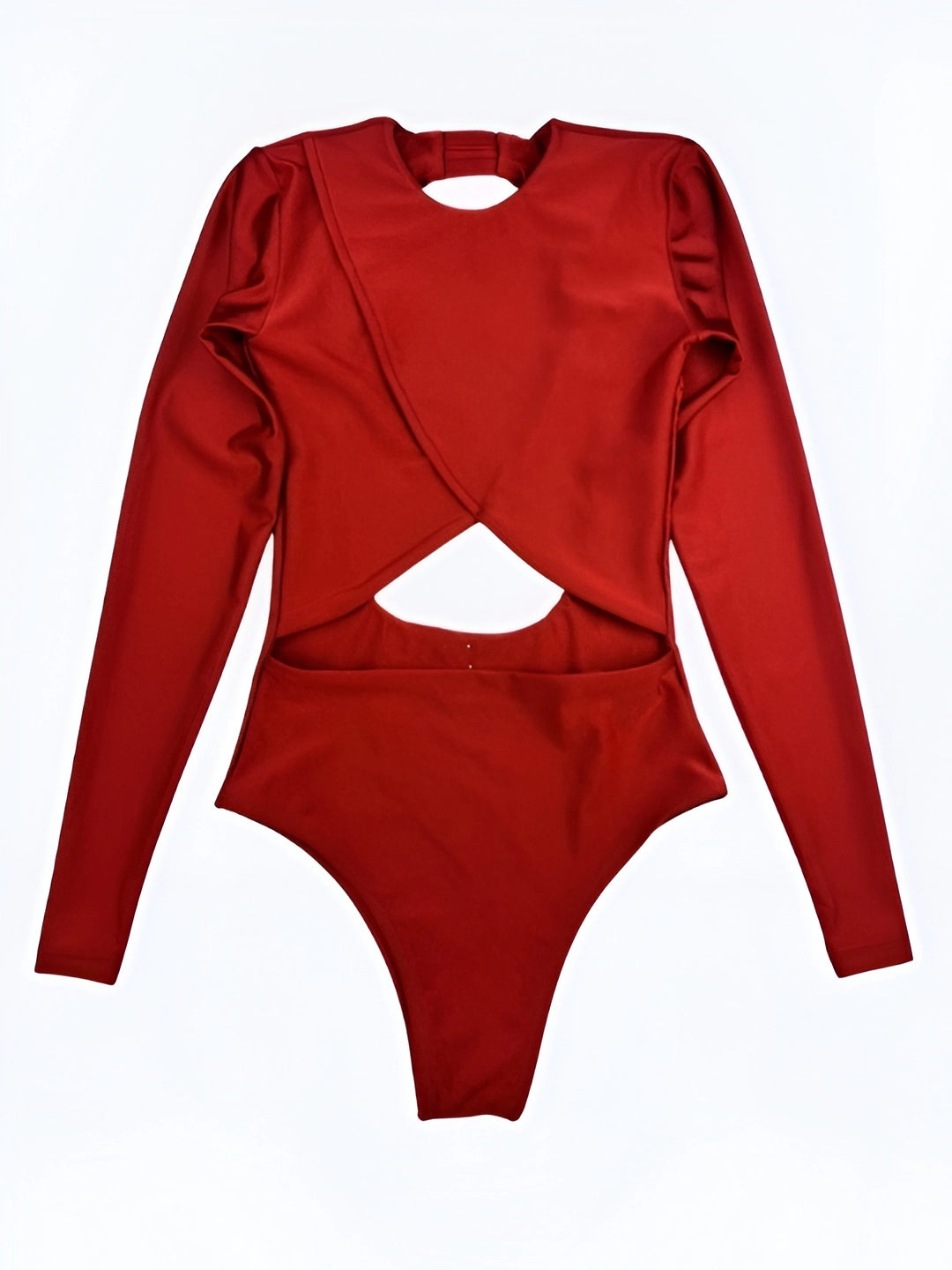 Essenza Asymmetric Long-Sleeve Bodysuit – Sculpting Brazilian Athleisure with UV Protection