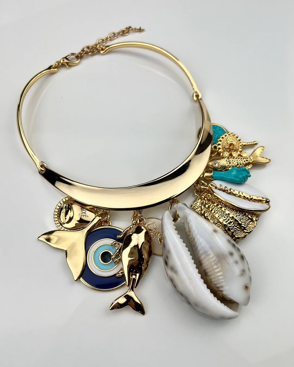 Charm Necklace Protection Handcrafted Brazilian Coastal Jewelry