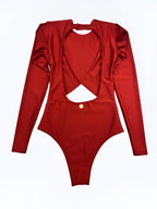 Essenza Asymmetric Long-Sleeve Bodysuit – Sculpting Brazilian Athleisure with UV Protection